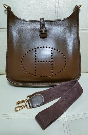 【正規品】HERMES　エブリンPM【エルメス】バレニア×ゴールド金具　エヴリン