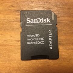 【無料】SDカードアダプター　microSD→SD変換アダプター...