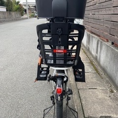お子様の送り迎えに YAMAHA電動アシスト自転車 パスキス 3人乗り
