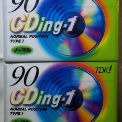 【廃番】カセットテープ TDK CDing-1 90 2本
