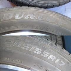 夏17インチ ホンダ純正 ストリーム ステップワゴン アコード【富山】205/55R17 ダンロップ ルマン 夏 ホンダ スパーダ 中古 4本 車検対応