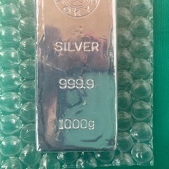 本物保証★シルバー　銀★インゴット1000g★人気の田中貴金属