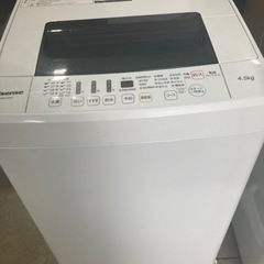 Hisense 4.5kg 全自動洗濯機 HW-T45C 2019年製