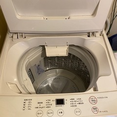 無印良品全自動洗濯機差し上げます。