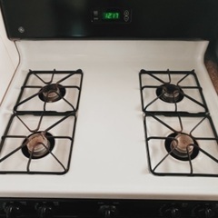 ガス　コンロ　グリル　4口　アメリカ　オーブン付き