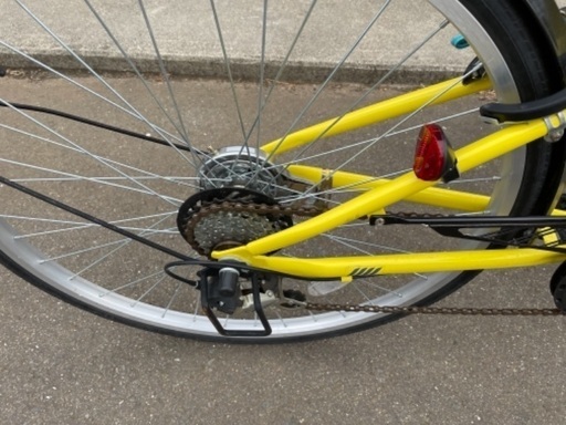 LASSEN/ラッセン シティサイクル 26インチ 自転車 イエロー