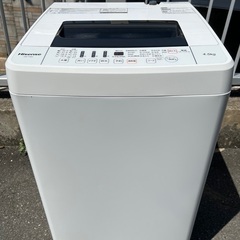 ￥11000(税込み)Hisense HW−T45C  4.5 kg 2019年製(3ー20)