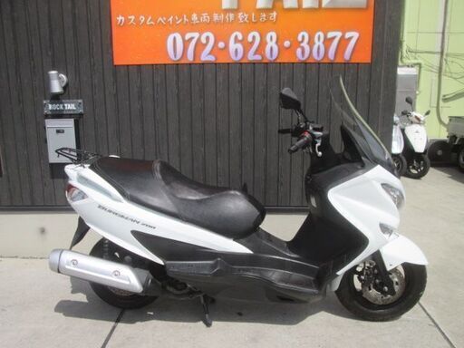 ★１５万円　バーグマン２００　セル１　実働車★スズキ　２０１７年モデル！CH41A　バーグマン