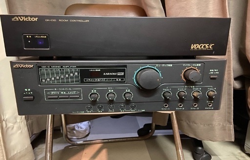 【お得セット】Victor MA-3 Amplifier KARAOKE PRO / victor GK-C61 room controller　カラオケ機器
