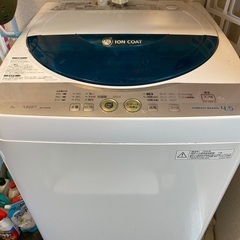 シャープ 洗濯機 4.5kg 単身用 2009年製 ES-FG45K