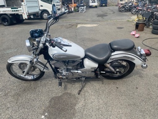 ヤマハ　ドラッグスター250 書付　実動　事故現状車　VG02J ヤマハ ドラッグスター250 書付 実動 事故現状車 VG02J