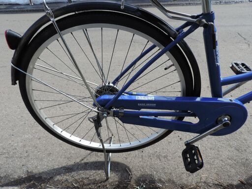 消費税 防犯登録料コミコミ価格 中古自転車 26インチ ブルー オート