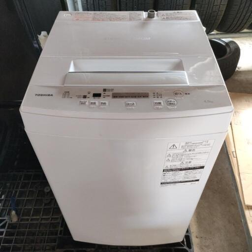 清掃前につきお買い得TOSHIBA 4.5kg洗濯機 AW-45M5 2018年製