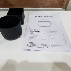 愛品館市原店】BALMUDA K03A-BK 電気炊飯器【愛市IFC】