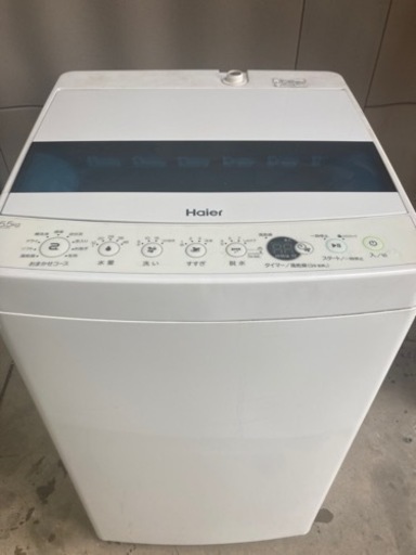 Haier 洗濯機 JW-C55D 5.5kg 2020年製 家電 E001-