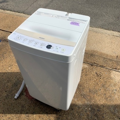 #6220 ハイアール 4.5kg全自動洗濯機 ホワイト JW-C45BE-W