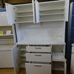 ニトリ(NITORI)　4枚扉キッチンボード　ソレル140KB【愛品倶楽部柏店】