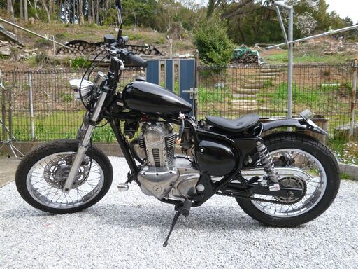 カワサキ　エストレヤ250CC/カスタムチョッパー仕様/BJ 250A/稼動します/ブラック