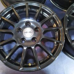 フランス車 ルノー カングー 15インチ 【富山】PCD108 希少なモデル IRVINE 15インチ KANGOO 中古アルミ 4本　カングー、1.6、イマージュ、ゼン、アクティフ