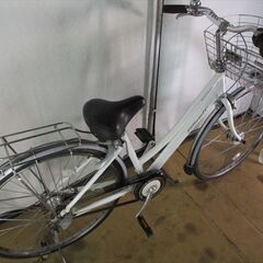 B855　限定特価　整備済み★ブリヂストン　アルベルト　ホワイト★ 中古自転車 【26インチ 】 