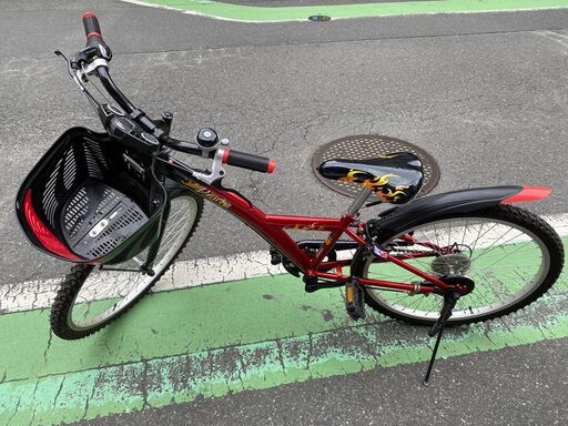 シマノ　キッズ自転車　ギア　スピードメーター つき