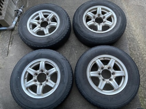 195/80R15 8分山アルミセット4本 【公式通販】