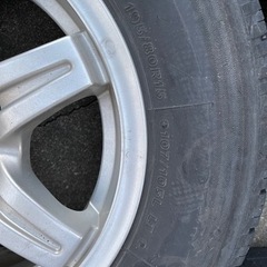 195/80R15 8分山アルミセット4本