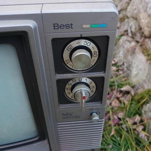 NECブラウン管テレビ1982年式 82年式ブラウン管テレビ