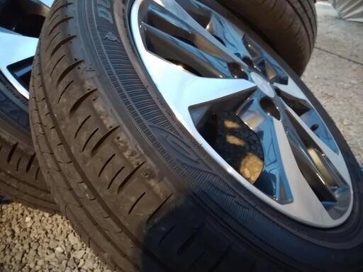 【走行距離696km】ekクロススペース純正 165/55R15 アルミホイールセット 4本 新車外し
