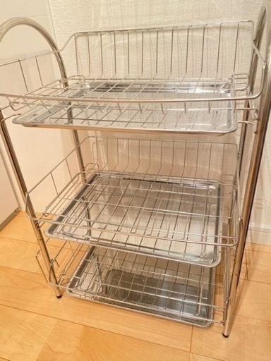 新品・未使用・組み立て済み　水切りラック