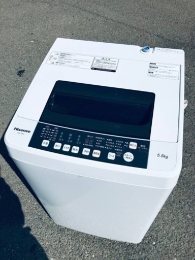 ET2566番⭐️Hisense 電気洗濯機⭐️2018年式