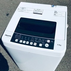 ET2566番⭐️Hisense 電気洗濯機⭐️2018年式