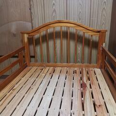 【ネット決済】木製ベッド