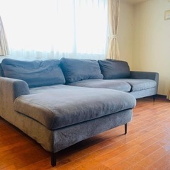 ［ご予約済み］L字型　カウチソファー　【福岡・大濠】