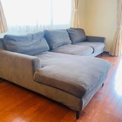 ［ご予約済み］L字型　カウチソファー　【福岡・大濠】