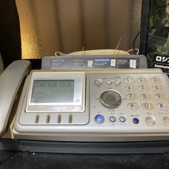 中古　ファックス付き電話