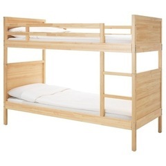 木製二段ベッド　取りに来てくれる方無料【決まりました】