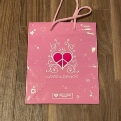 LOVE&PEACE ラブアンドピース 紙袋 ショッパー
