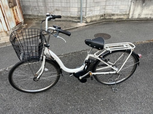 ヤマハ電動自転車　26インチ　白