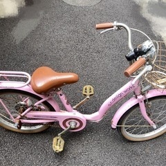 子供自転車　18インチ　ピンク