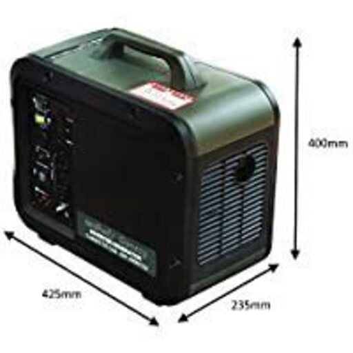 新品カセットガス式インバータ発電機1.0KVA