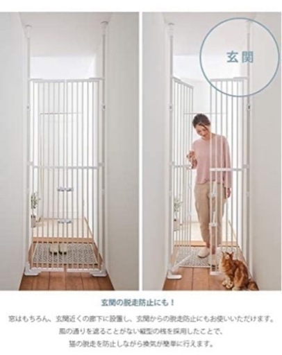 限定値下げ【未使用】猫 脱走防止ゲート のぼれんにゃん