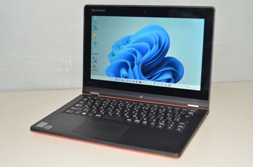 中古ノートパソコン 最新Windows11 LENOVO Lenovo Yoga 2 11 Pentium/メモリ4GB/HDD500GB/11.6インチ/タッチパネル機能/WEBカメラ/無線内蔵