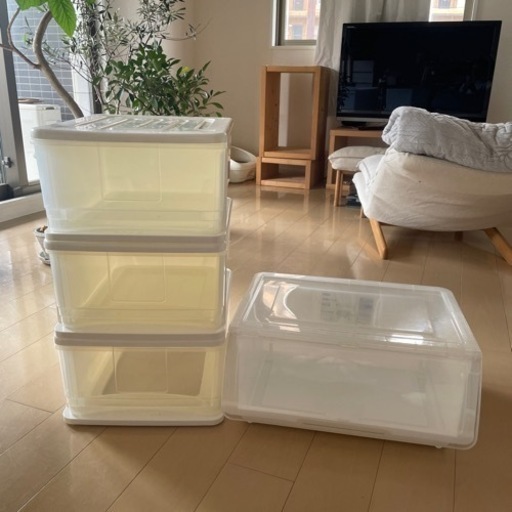 ※3/29 13:00まで出品※ニトリ衣装ケースセット