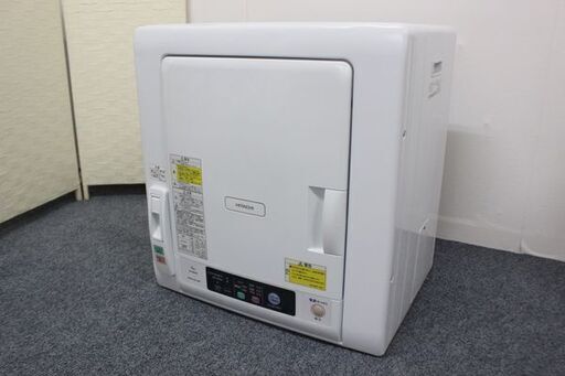 日立 衣類乾燥機 (乾燥6.0kg) DE-N60WV-W ピュアホワイト DEN60WV 2018年製 HITACHI 中古家電 店頭引取歓迎 R5276)