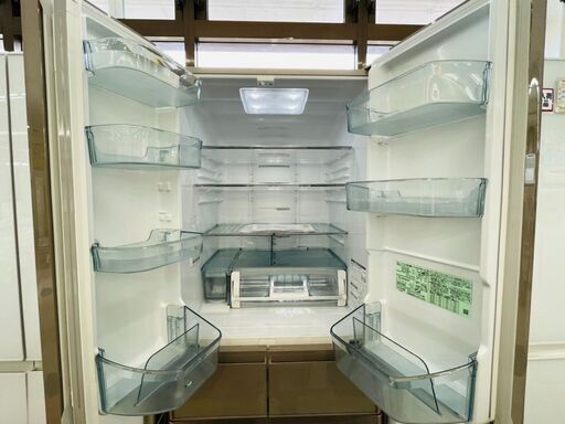 HITACHI(日立) 430L冷蔵庫 ✨定価￥134,770✨ R-XG4300H 2018年 クリスタルシャンパン 真空チルド