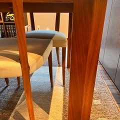 大塚　IDC ダイニングテーブルセット4人掛け  140CM