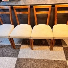 大塚　IDC ダイニングテーブルセット4人掛け  140CM