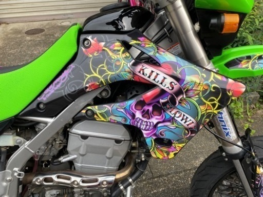 京都市より 走行少なめ 美車 カワサキ D-トラッカー250 貴重デビルマフラー