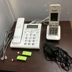 パナソニック コードレス電話機 VE-GDW54DL-W 中古品...